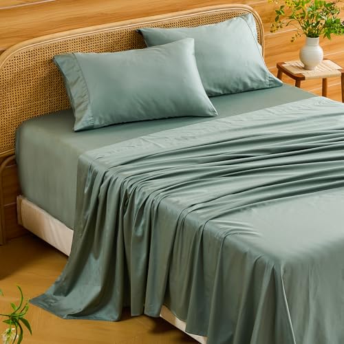 Image of Bedlifes 1000TC Egyptian Cotton Cal King Sheets, 18-24 inch Extra Deep Pocket