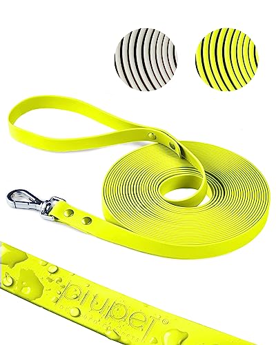 PiuPet® Tow Leash for Dogs 5m I 10m I 20m I Water Repellent I Dog Training Leads for Large Dogs I Long Dog Leads I Training Dog Lead I Dog Lead Long