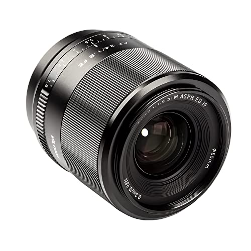 Image of VILTROX 24mm F1.8 f /1.8 FE Full-Frame Autofocus Lens Compatible with Sony E-Mount Camera A5100 A6600 A6500 A6400 A6300 A6000 a7R4 A7III A7S2 A7III A7RII A7II A7S A7R A7 A7RIV A7RIII A7SIII