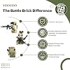 Battle Brick 1.6 Inches Tall Modern British SAS Commando Custom Minifigure | Genuine Military Minifig | Camo Printed in USA | Great Gift for Ages 10+ to Adult AFOL
