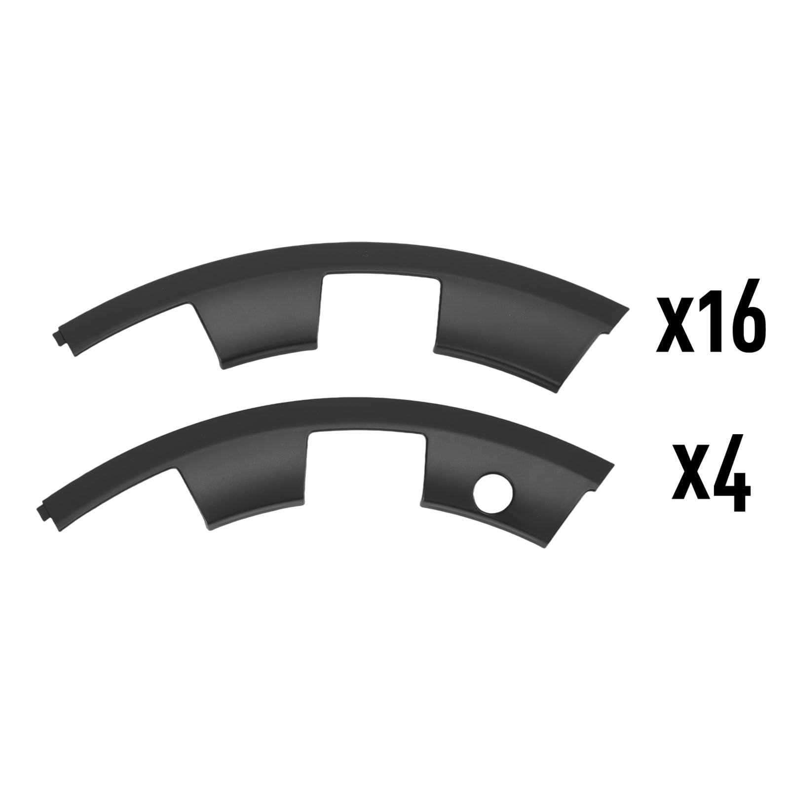 Felgenschutz für Räder, 20-Zoll-Felgenrand-Zierring (Black)