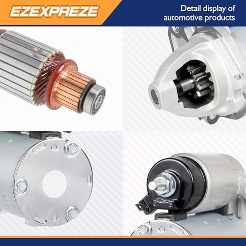 Image of EzeXpreze 19616 Starter Compatible with 2011-2017 Chrysler 200, 11-16 Town Country V6 3.6L, for 11-14 Dodge Avenger, 11-20 Grand Caravan, 11-19 Journey, 2014 Jeep Cherokee, 12-15 RAM CV