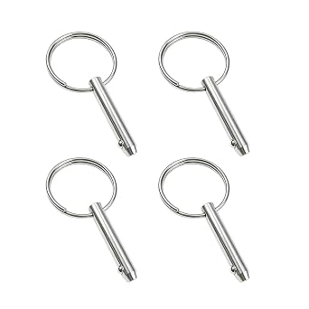 1/4" Diameter Quick Release Pin, Pack of 4 Bimini Top Pins