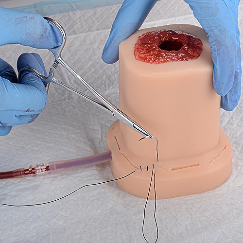 Image of Gunshot Wound Packing Training Kit, Stop The Bleeding Trainer, Bleed Control Training Kit for Medical Classes - Carrying Bag