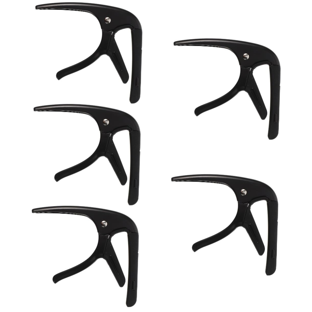 Toyvian 5juegos Capo De Guitarra Profesional Para Guitarra Acústica y Eléctrica Incluye Pua Diseño Ergonómico y Ligero Para Músicos y Principiantes