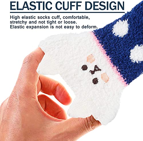 Zmart Fuzzy Socks Fluffy Socks Cozy Socks Warm Socks Comfy Socks Christmas Slipper Socks Sleeping Cute Animal Socks For Women Teen Girls #TOP1