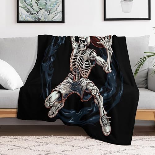 Linge de lit couverture motif basket-ball impression 3D grand couvre-lit flannel - 3