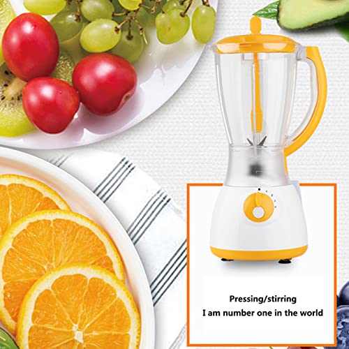 High Speed Blender Mixer With 1.5L Jar - Professional Yellow Smoothie Maker, Adjustable Speeds, 4 Stainless Steel Blades - Ideal Kitchen Food Processor Blender - Image 3