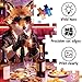 Dryrobatty Jigsaw Puzzles for Adults 1000 Pieces, Neon Bar Animals in Suits Vintage Pop Art Jigsaw with Fox, Lion, Bull & Dog in Shades, 28x20 Inch Cool Wall Art