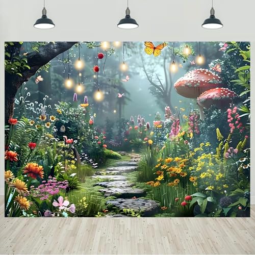 Fondo Fotográfico Bosque Encantado 10x8ft miniatura 1