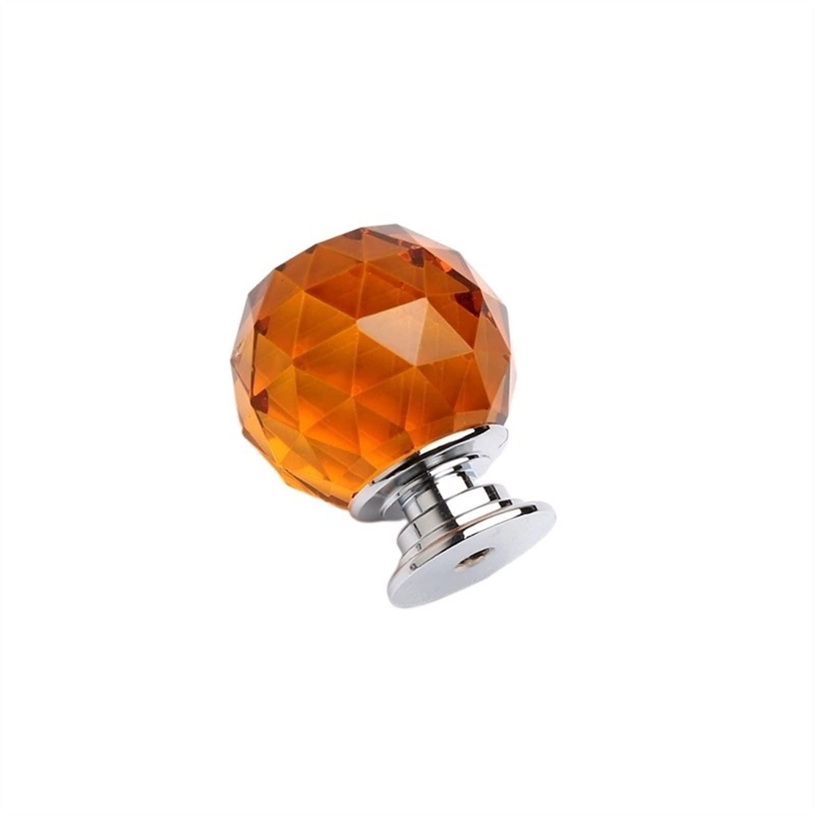 JYABSLNAJ 1PCS 30mm Colors Crystal Ball Shape Glass Knobs Cupboard Pulls Drawer Knobs Furniture Handle Hardware