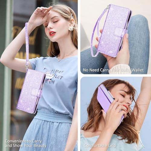 Fingic for iPhone 16 Plus Case Wallet with Card Holder Kickstand PU Leather - image 2