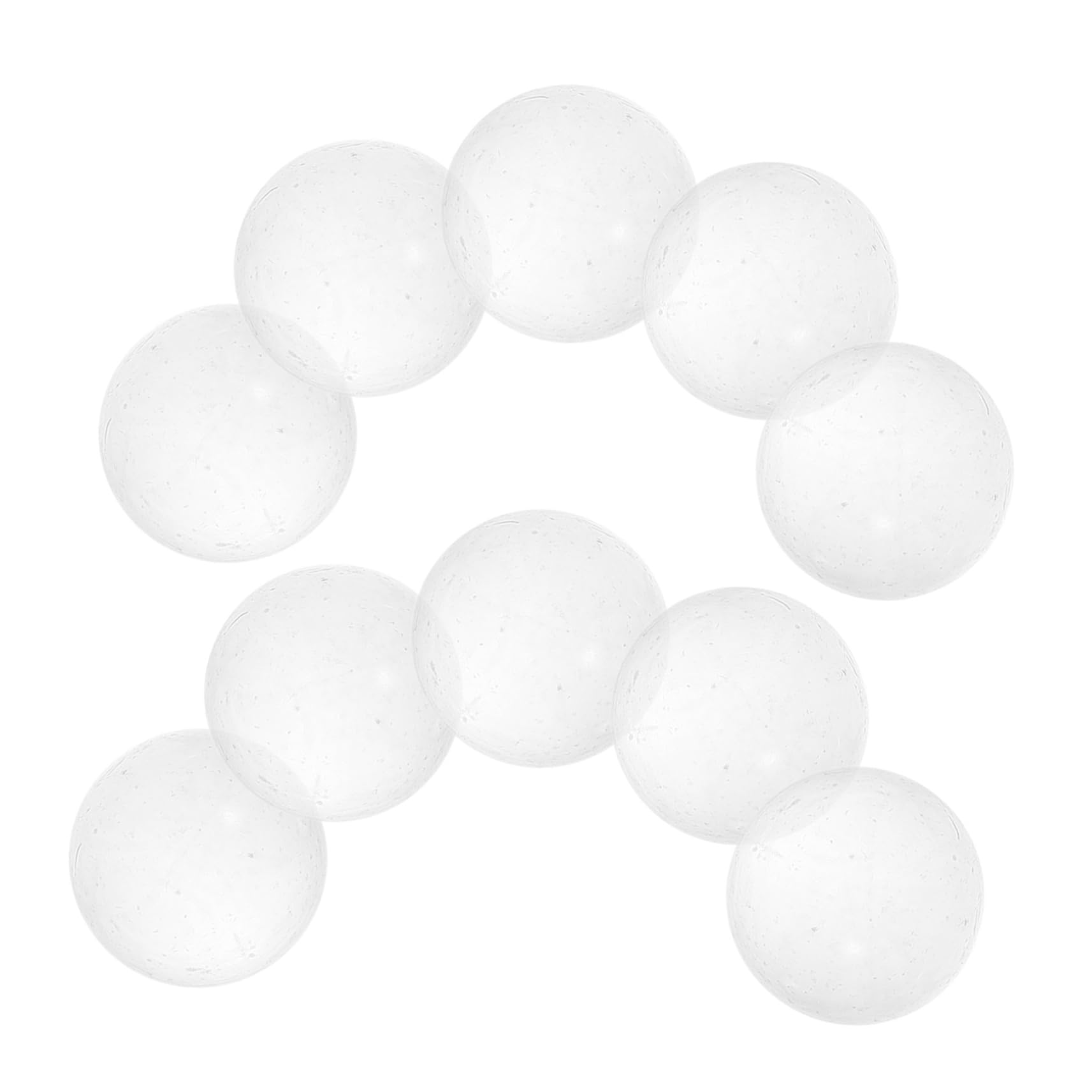 BESPORTBLE 30pcs Glass Marbles Smooth Decorative Beads for DIY Crafts Fish Tanks and Games High Gloss Outdoor Garden Marbles for Chinese Checkers and Creative Projects