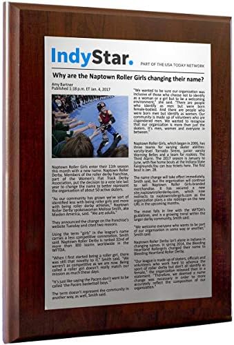 Personalized Newspaper Plaque - Simply Upload your Article or Pro...