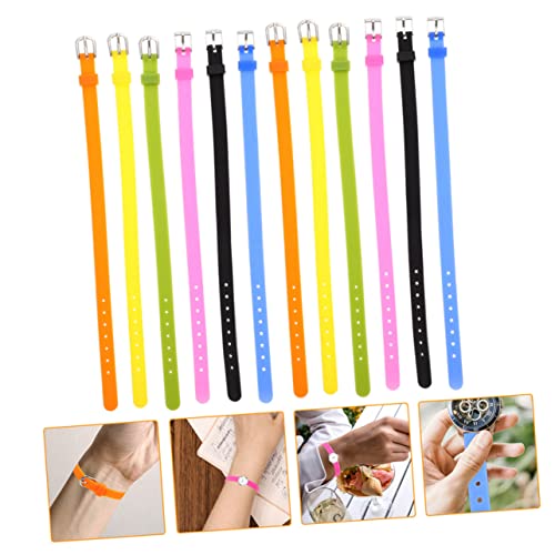 Toyvian Silicone Wristbands Straps for Watch Replacement Comfortable Stretch Silicone Bracelet Bands for Unisex4