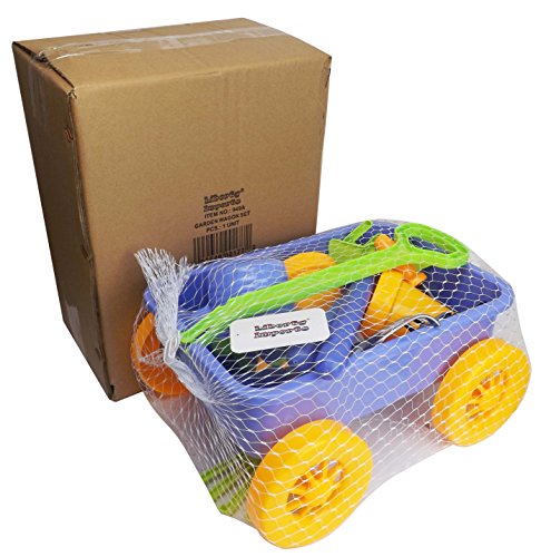 image for Liberty Imports Garden Wagon & Tools Toy Set for Kids with 8 Gardening