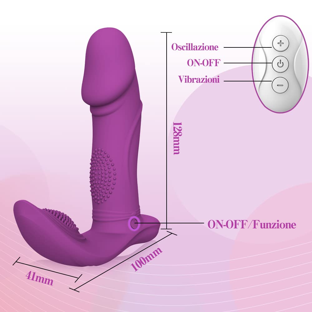 V𝚒Br𝚊Toreper D𝚘Nna Clot𝚘Ride V𝚒Brat𝚘Ri Telecomando Distanza Picc𝚘Lo Mini V𝚒Br𝚊Tore Ov𝚎Tto-V𝚒Brante Ṽiḅrātòrēṗer Dònná Wireless Prof𝚎Ssionale Adatto Impermeabile