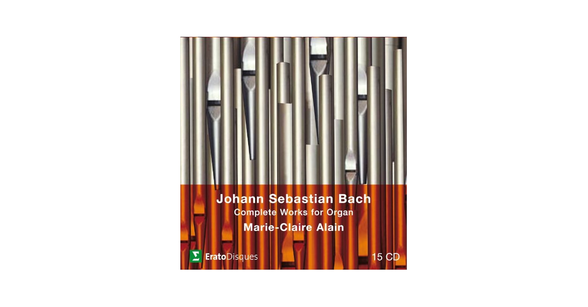 仏LP Marie-claire Alain Loeuvre Pour Orgue De J.s. Bach - Bwv 582 - 536 - 541 - 538 STE50099 ERATO /00260 BACH: Complete Organ Works | Warner Classics