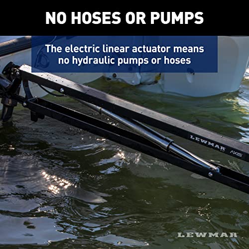 Image of Lewmar Axis 8' Electric Shallow Water Anchor with Remote, Black, 69600944