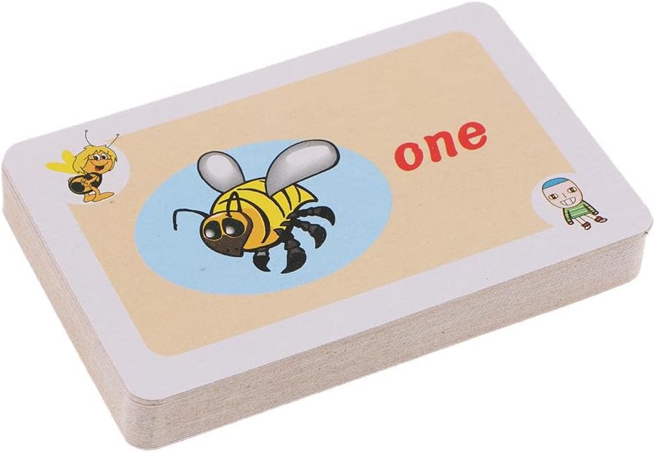 CALANDIS 36 Pieces Preschool Educational Sight Word Flash Cards Picture Word Card #5