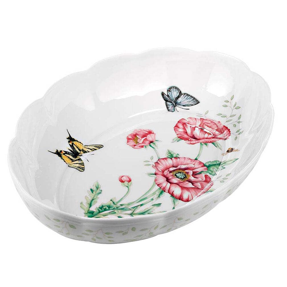 Lenox 6084024 Butterfly Meadow Oval Baker