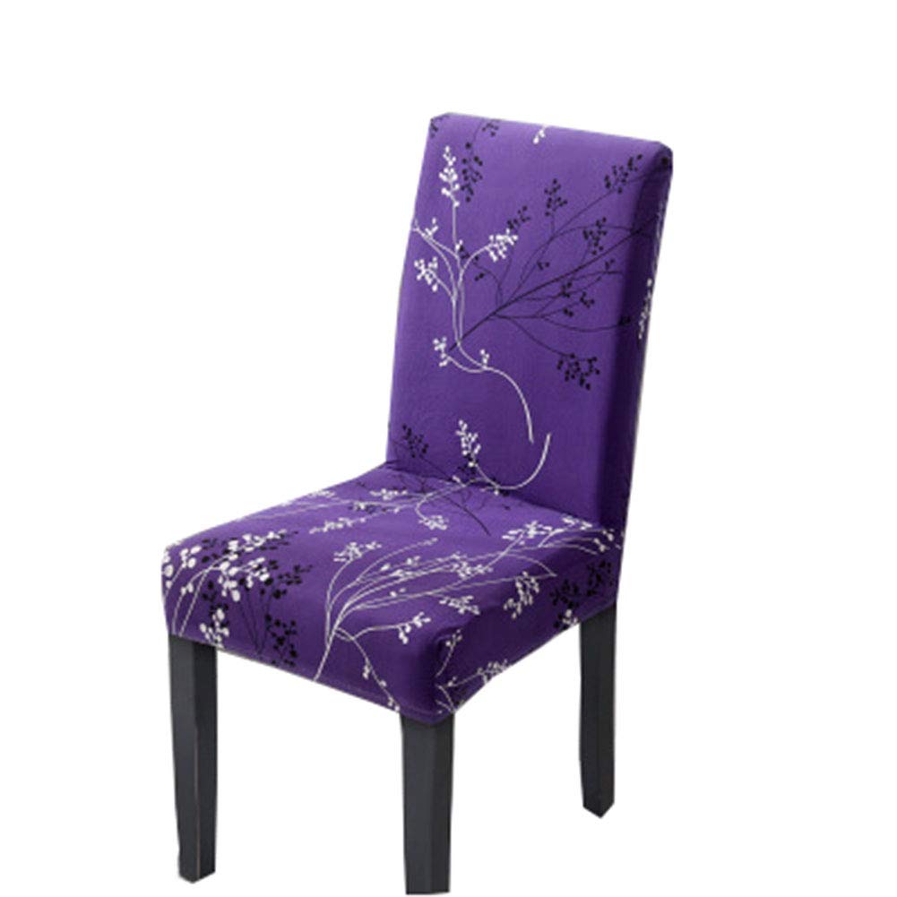 SureFit - Ensemble de 4 housses extensibles en tissu piqué pour chaises de salle à manger