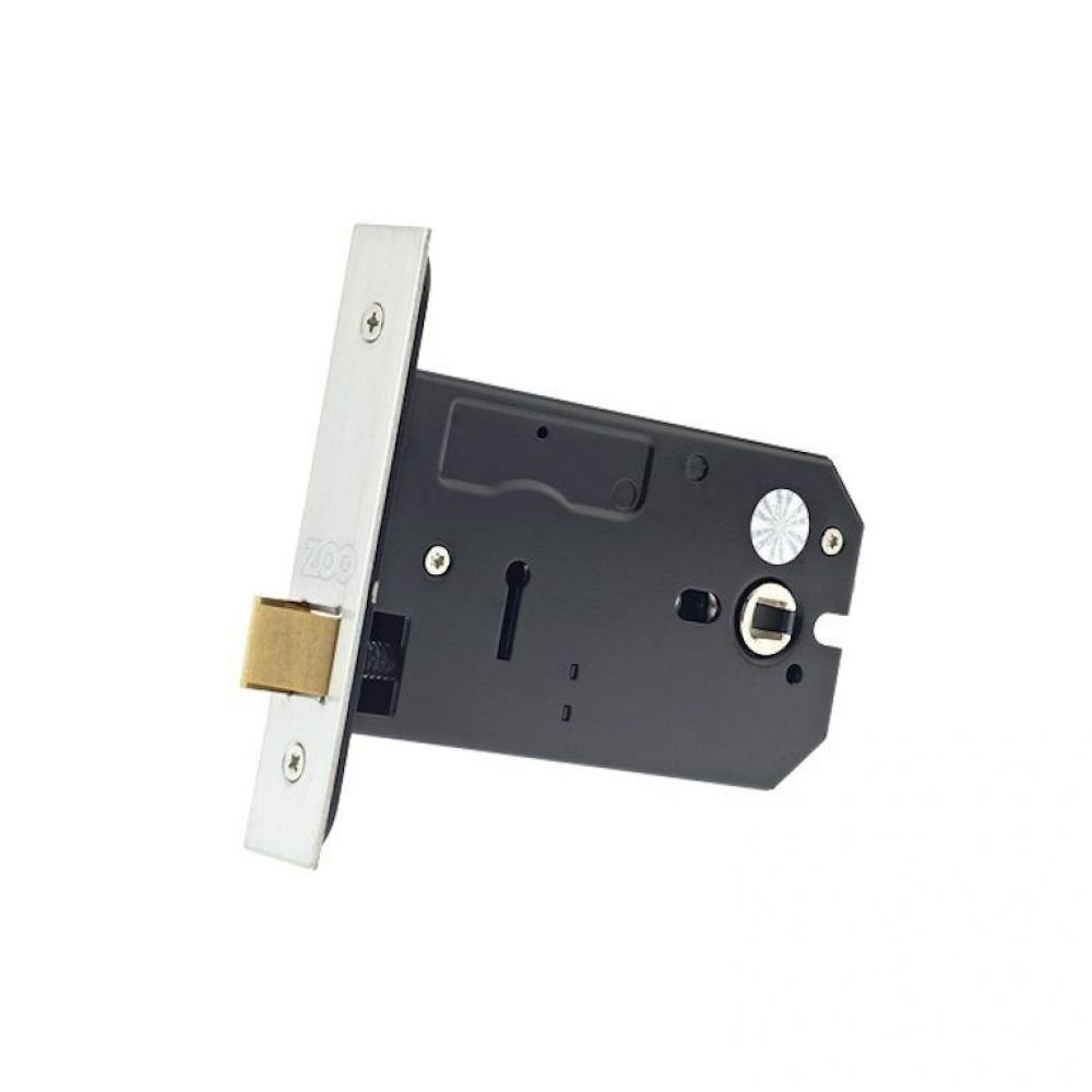 Horizontal Mortice Latch 127mm C/W Forend and Strike ZUKH127SS