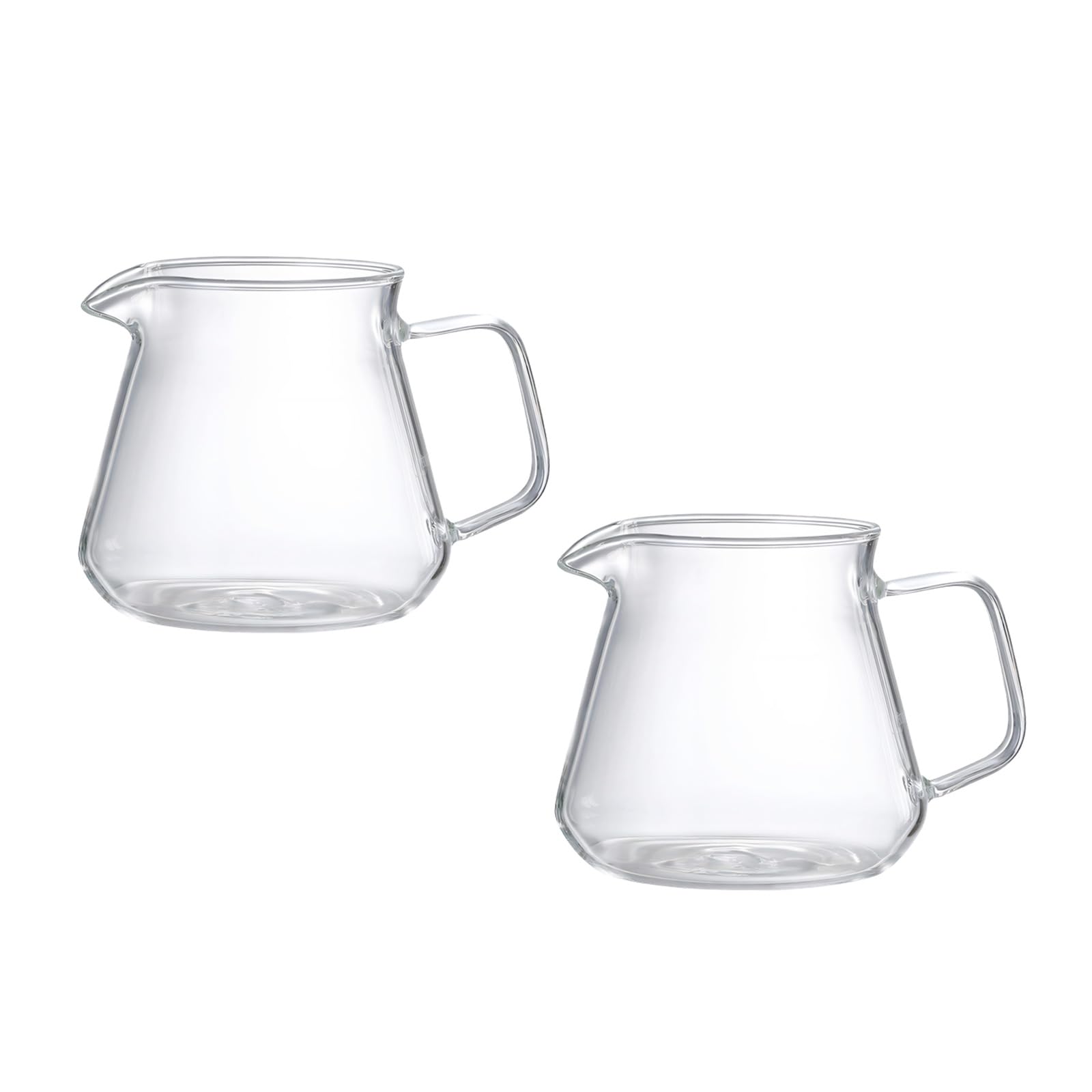 Kalttoy 300Ml Glass Stovetop Hand Pour Coffee Server Tea Pots With Easily Pour Spout Perfect For Entertaining Guests Home Use 2Pcs Multifunctional Glass Coffee Maker