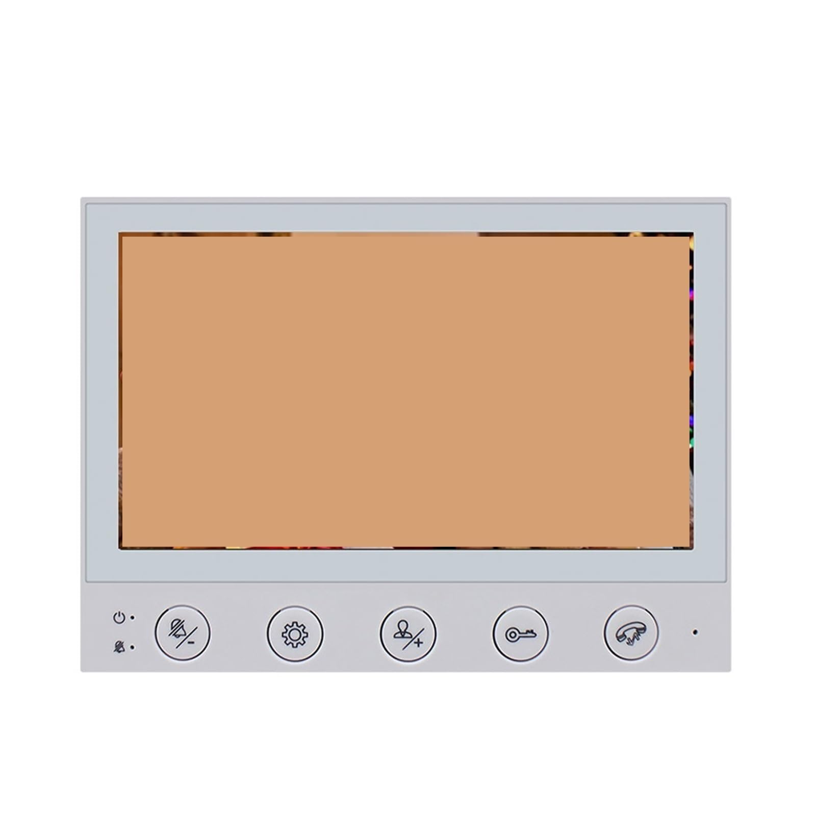 Timbre De La Cámara del Intercomunicador Video HD 7 Pulgadas con Detección Movimiento Seguridad Visión Nocturna 1200TVL Modo DND For El Hogar Gama de Entornos Domésticos(Only Monitor)