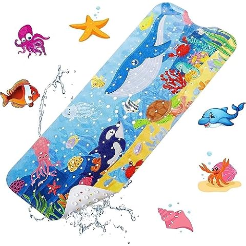 YUBYFA Baby Bath Mat for Tub for Kids Cover