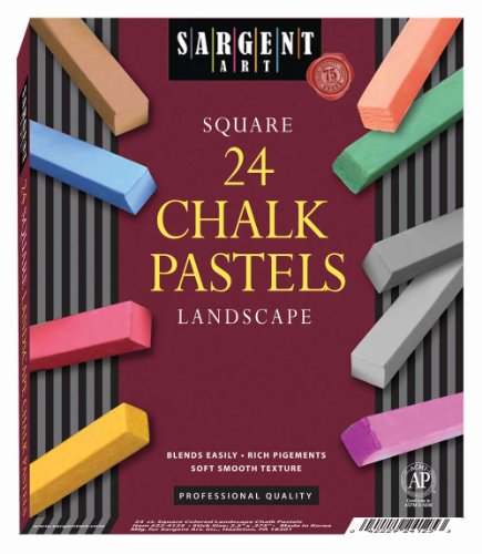 Sargent Art 22-4125 24-Count Landscape Square Half Pastels