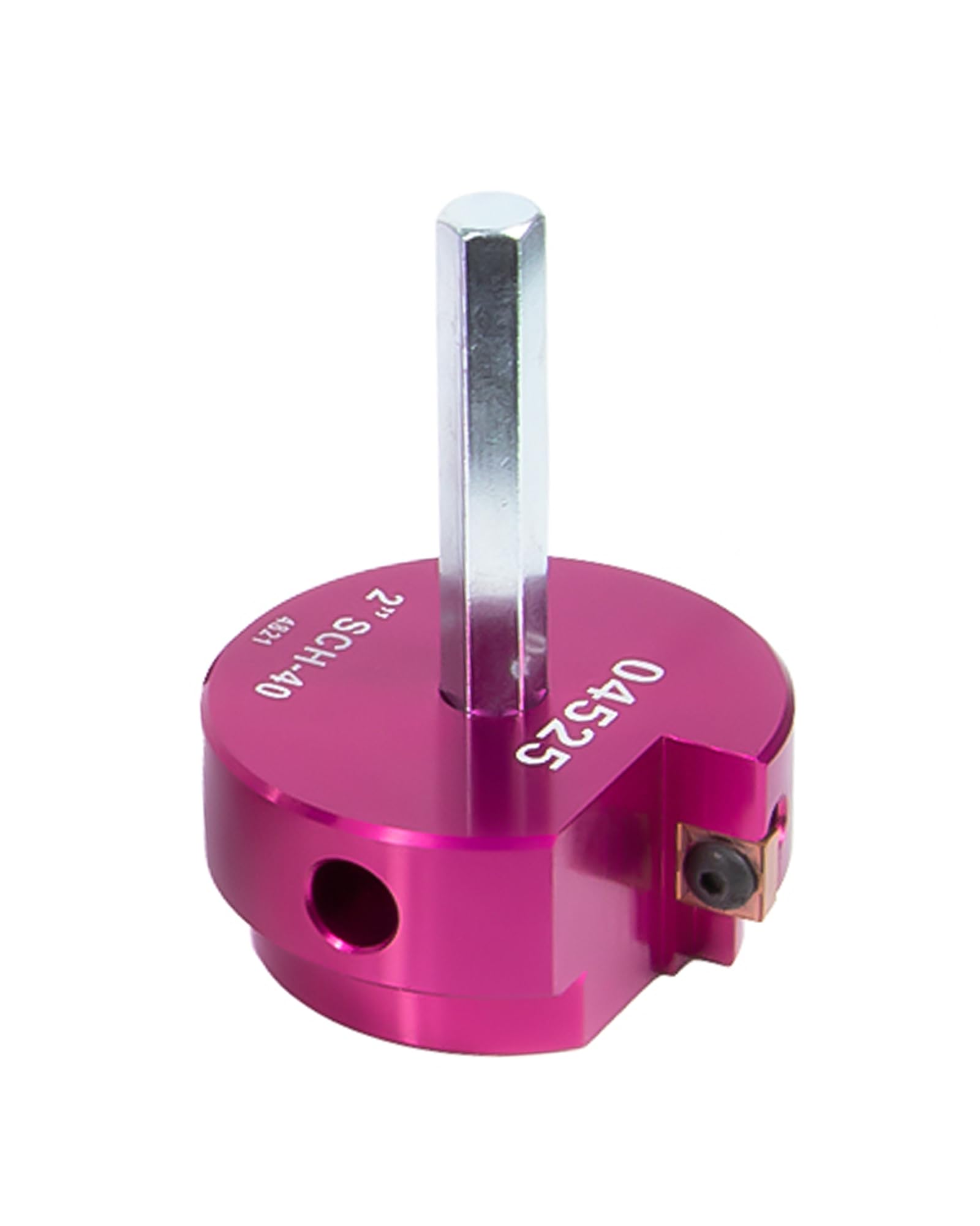 PVC Pipe Reamer with 2 Inch Head Aluminum PVC Fitting Saver, PVC Socket Saver For SCH40 PVC, ABS PVC Pipe, Water Lines