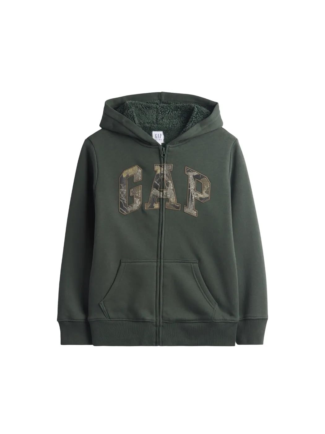 GAP Boys' Cozy Logo Full Zip