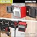 PR1ME 1 Pack Wall Mounted Storage Bins, Garage Hanging Storage Organizer Bins for Screws, Nuts, Bolts, Nails, and Small Hardware Parts