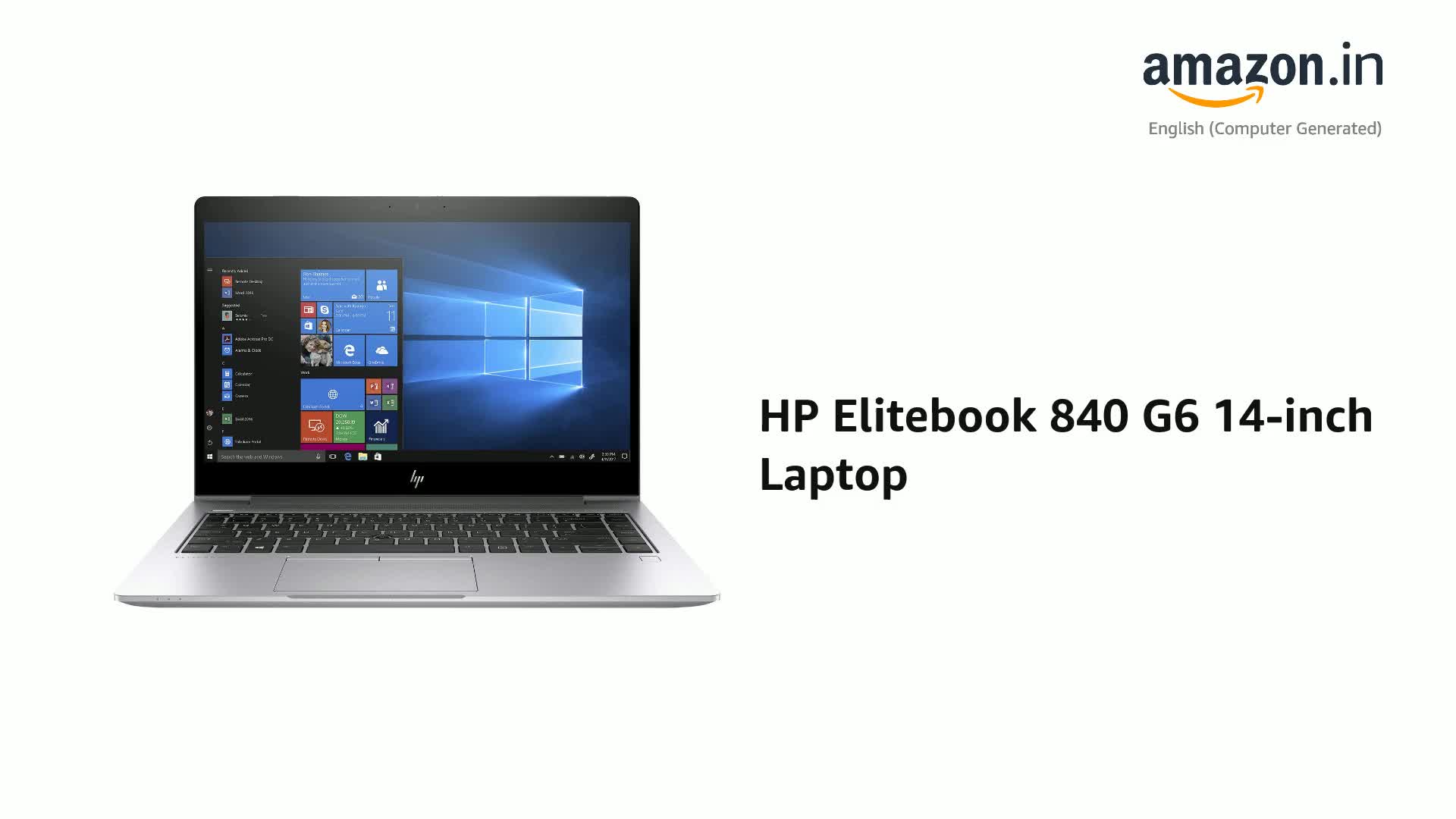 HP Elitebook 840 G6 14-inch Laptop (8th Gen Core i5-8265U/8GB
