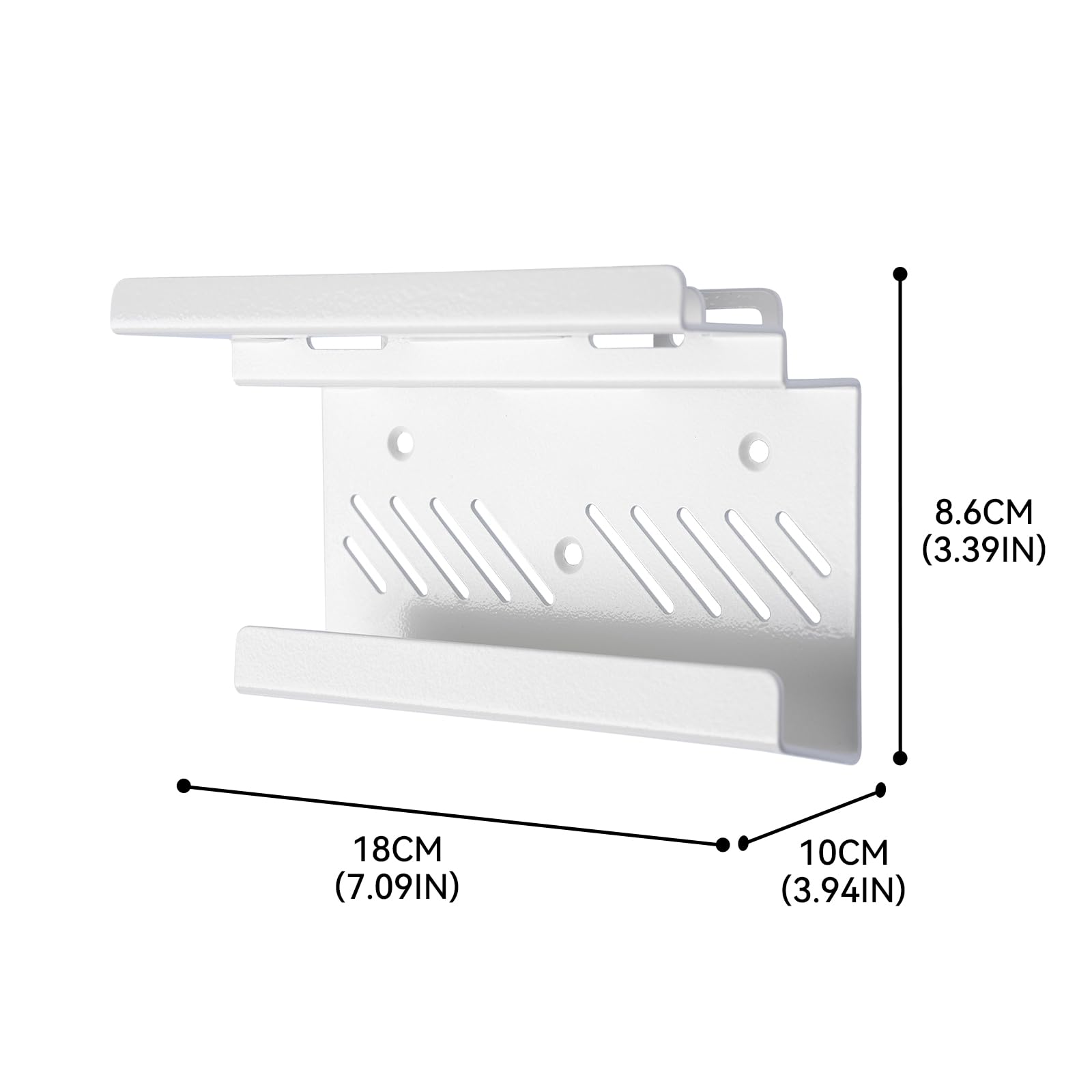 Shinar Metal Wall Bracket Wall Mount Holder Compatible for Starlink Gen 3 Mesh Router and Power Supply All in One Mounting Kit for Starlink Standard V3 Mesh Router and Power Supply Cable Management