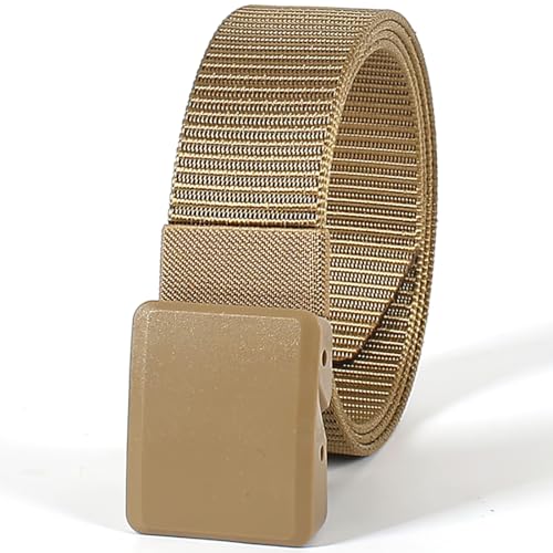 Nylon Web Belt | Outdoor Military Belt | TSA YKK Safe Buckle Plastic/Metal