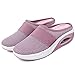 Eogrokerr Pantofole morbide per donne signore, sandali ortopedici a rete con cuscino d'aria, slip on traspirante casual, rosa, 35 EU