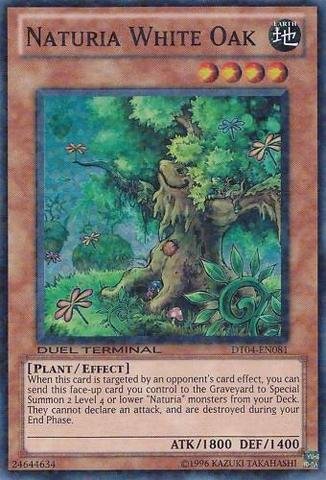 Naturia White Oak Yu-Gi-Oh carte idéale pour vos soirées de duels entre amis