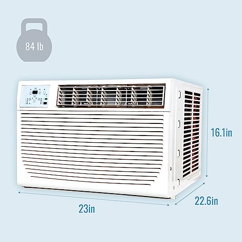 Keystone 12,000 Btu 230V Window-Wall Air Conditioner & 11,000 Btu Heater With Smart Remote Control, Window Ac And Heater With Dehumidifier Function For Medium Sized Rooms Up To 550 Sq.ft. #TOP7