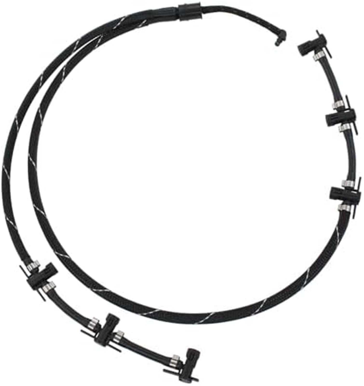 Tuyau de retour trop-plein fuite carburant diesel, pour, pour A4, pour A5, pour A6, pour A7, pour A8, pour Q7, pour Q5, pour Vw, pour Toua-reg 3.0 Tuyau de retour de carburant diesel
