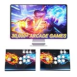substaN Newly Upgrade 3D Arcade Games Console Built-in 30000+ Classic Games, 20+ Simulators, Two Separate Consoles, 1280x720 HD Retro Gaming Machine for 4K TV & Projector & PC, Supports 1-4 Players