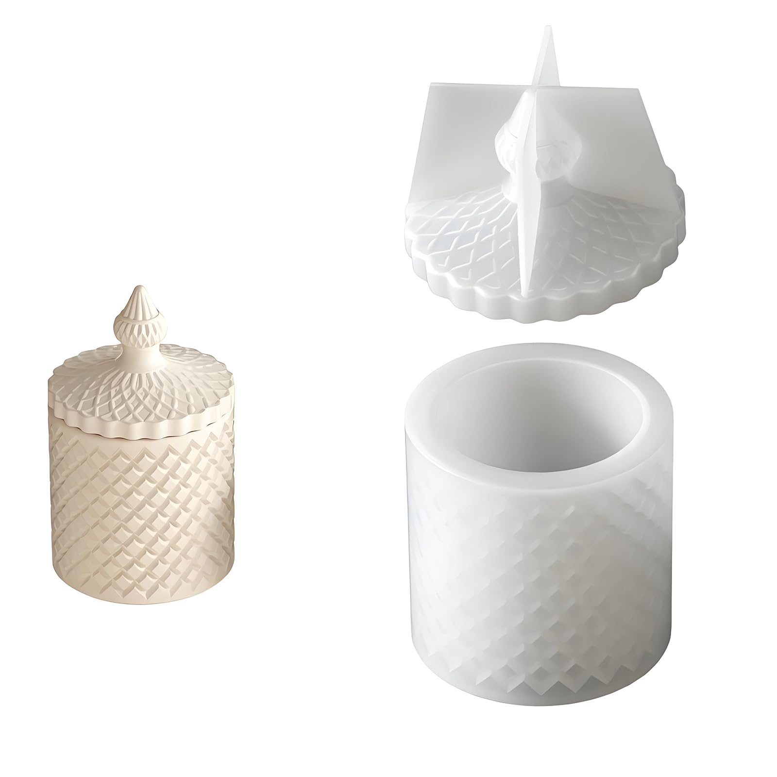 Hredyqw Food Grade Silicone Striped Roman Column Mould For Candle Soap And Chocolate Making Reusable Easy Demold