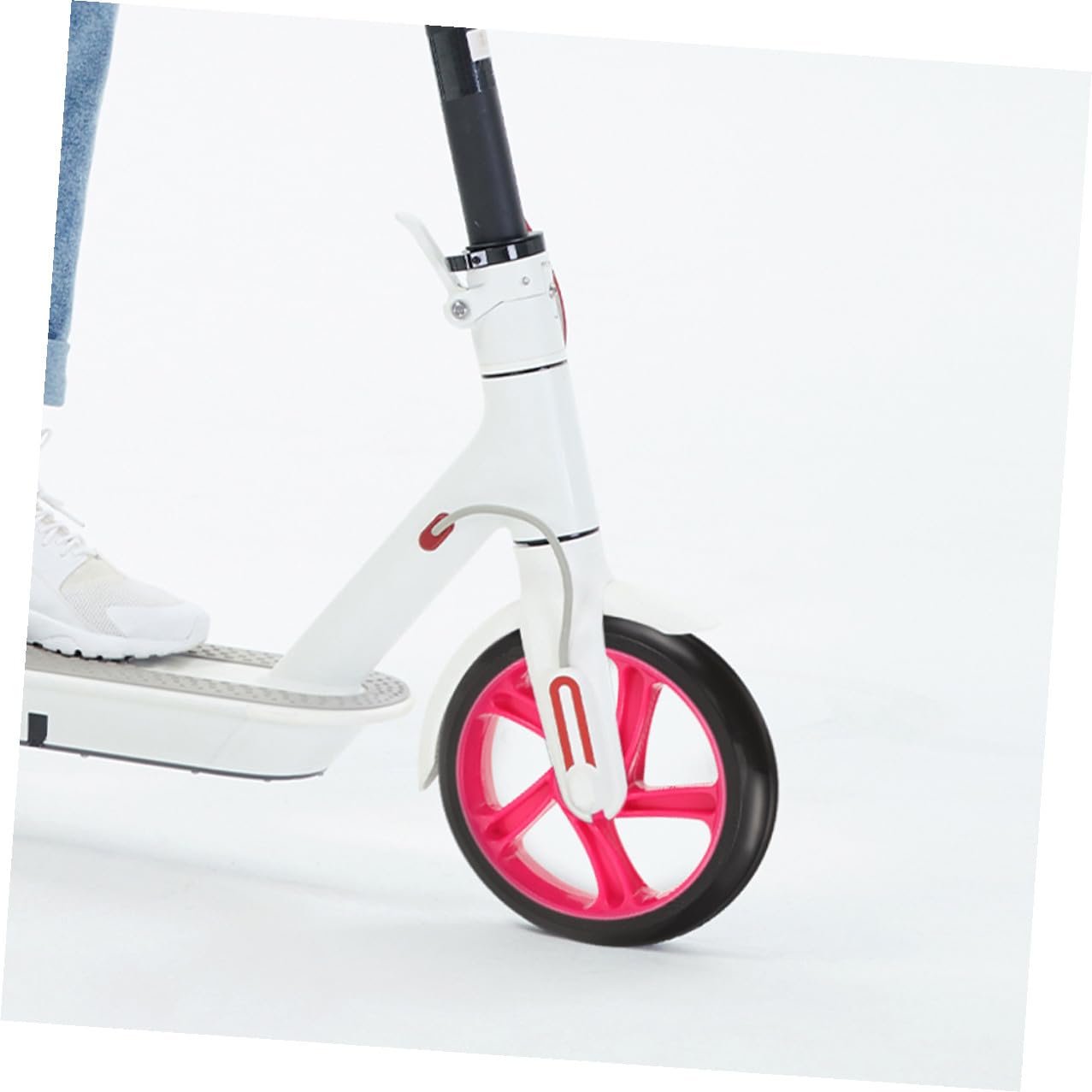Roues Scooter PU Haute Élasticité Roues de Remplacement Durables pour Trottinette Électrique et Skateboard