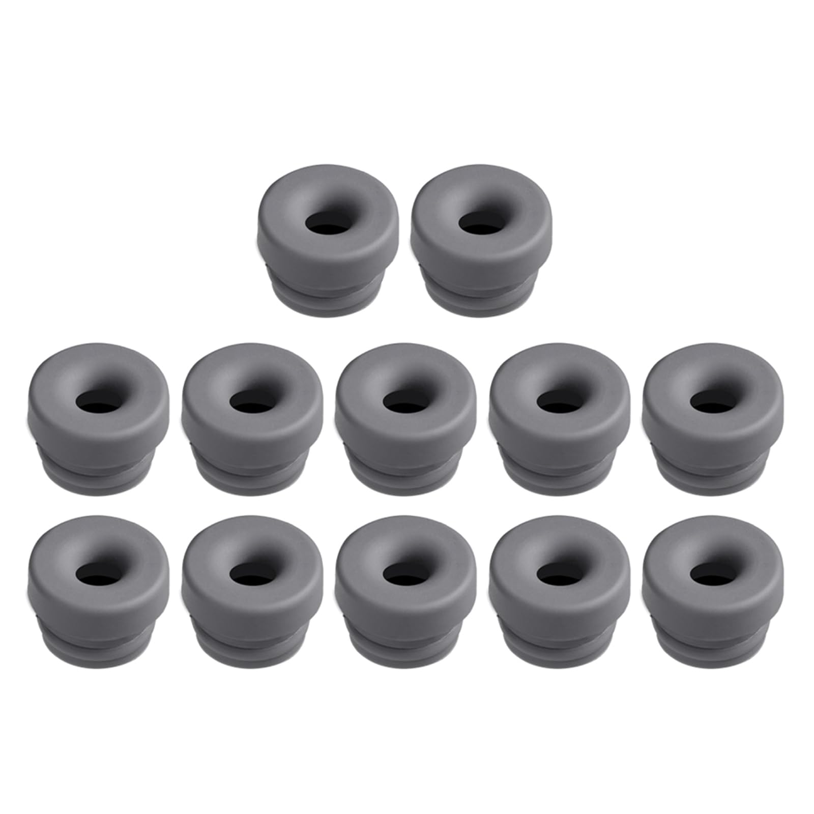 VOCUE 12 Pack Flexible and Easy Replacement Rubber Stove Nozzles Long Rubber Grommets Hole Nozzles for Gas Cooktops