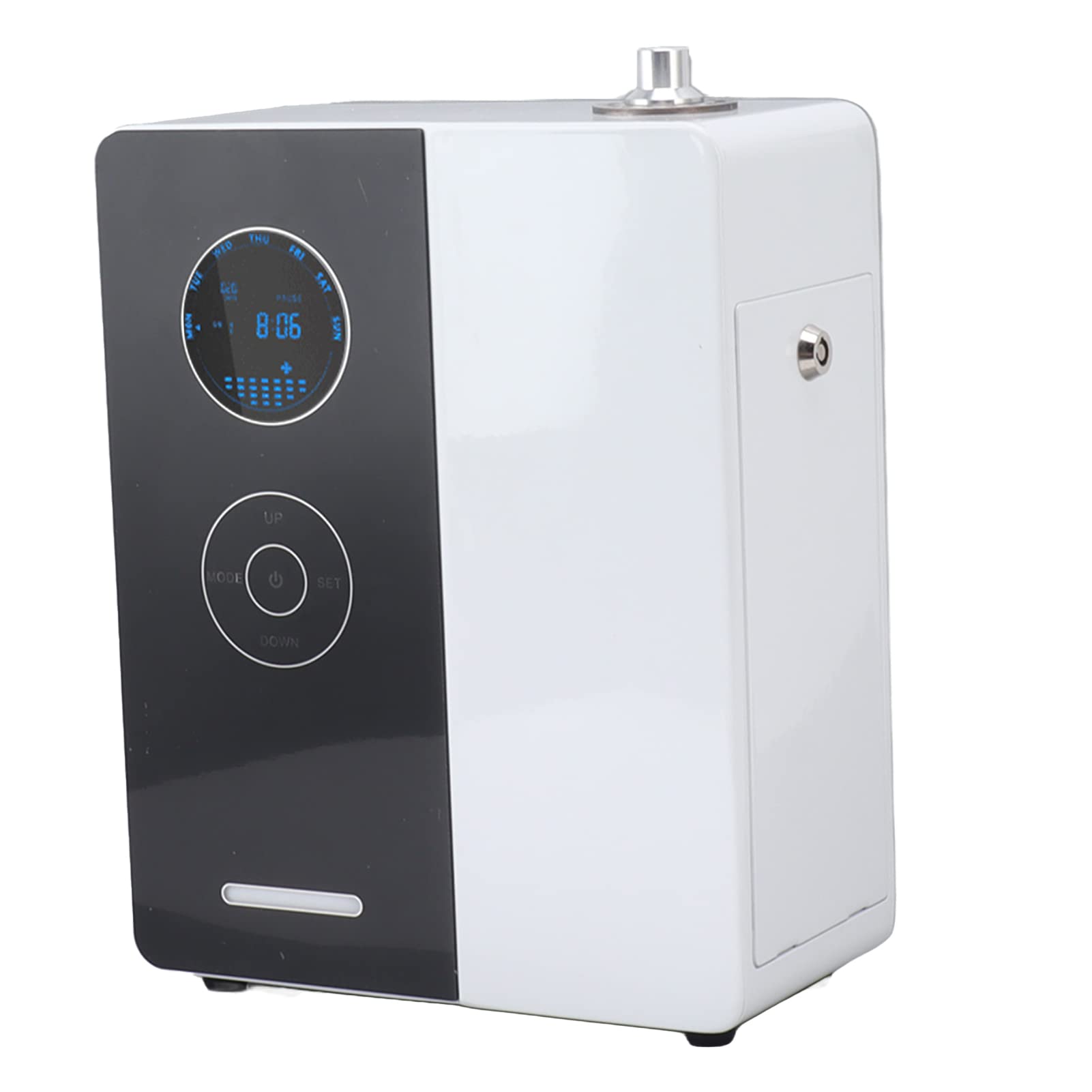 HEEPDD Máquina Casera del Aromaterapia, Interruptor de Memoria de la Máquina del Difusor del Aceite Esencial del Ajuste de la Frecuencia del Espray 220mah para el Hotel (Enchufe de la UE)