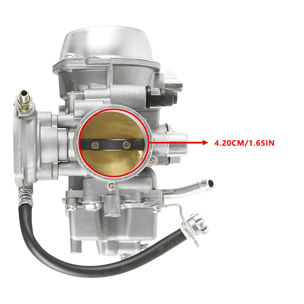 Baceyong 1 kit de carburador, 2C6-14901-00-00 compatible con Ya-m-aha Grizzly 600 660 YFM600 1998-2008