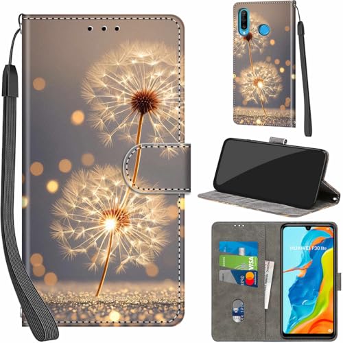 Cover per Huawei P30 Lite Case PU Pelle Custodia [Kickstand]