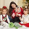 MorisMos Sea Turtle Stuffed Animal with Babies, 14'' Mommy Stuffed Turtle with 3 Babies & 2 Plush Eggs in Tummy, Big-Eyed Sea Tortoise Toys for Kids Toddlers,Sea Stuffed Animals,Tortoise Plush Pillow #1