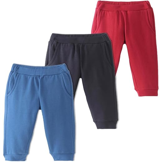 Cotton Knit Fleece & Woollen Pant Pack of 3